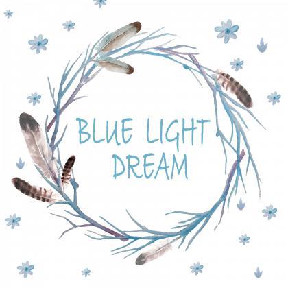 Blue Light Dream Print Digital Wallart Digital..