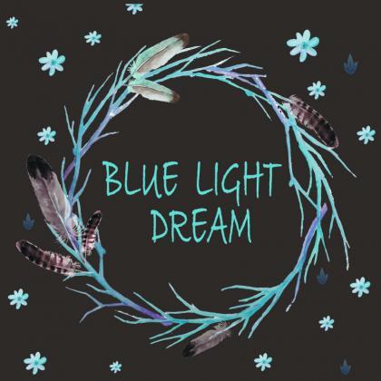 Blue Light Dream Print Digital Wallart Digital..